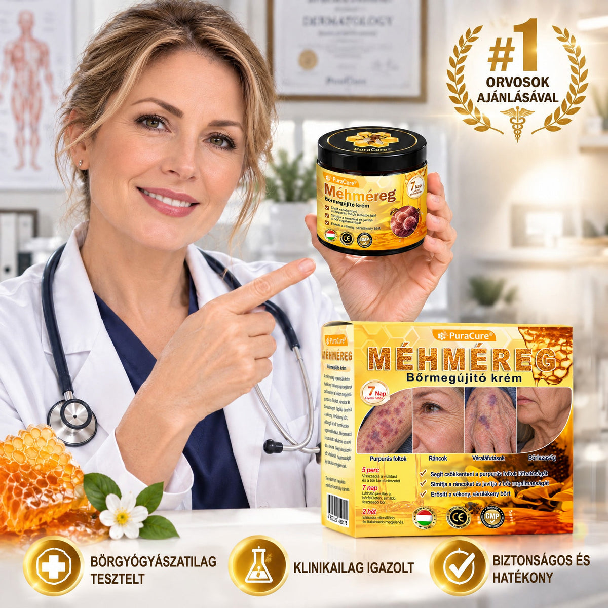 PuraCure® MÉHMÉREG Bőrmegújító krém
