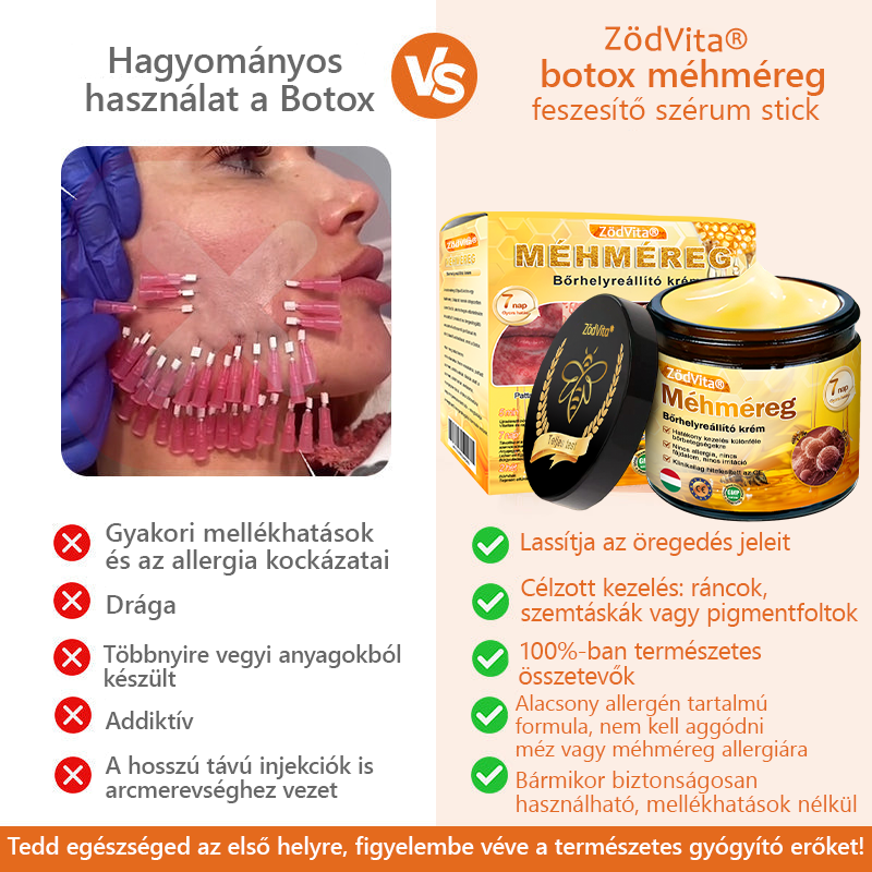 🤍 Bőrgyógyász ajánlása ✨ ZödVita® Méhméreg Bőr Helyreállító Krém 🔥 Magyar fejlesztés, magyarországi gyártás és szállítás