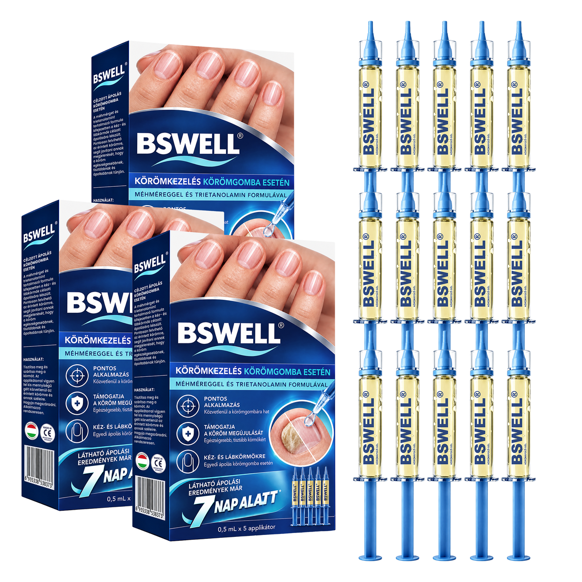 🩹🇭🇺 BSWELL® Gomba‑mentes méhméreg körömkezelés 💅🦶