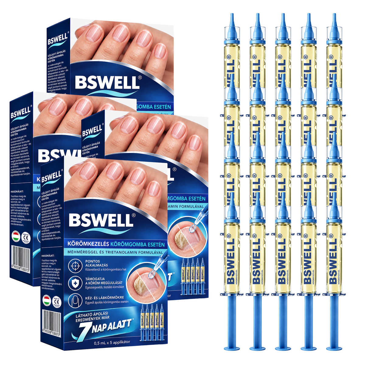 🩹🇭🇺 BSWELL® Gomba‑mentes méhméreg körömkezelés 💅🦶
