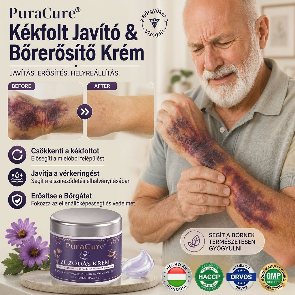 👉100K+ ELADVA  – 🔥✨PuraCure® Zúzódásjavító és bőrerősítő krém (𝐂𝐄 𝐓𝐚𝐧ú𝐬í𝐭𝐯á𝐧𝐲)👍✅