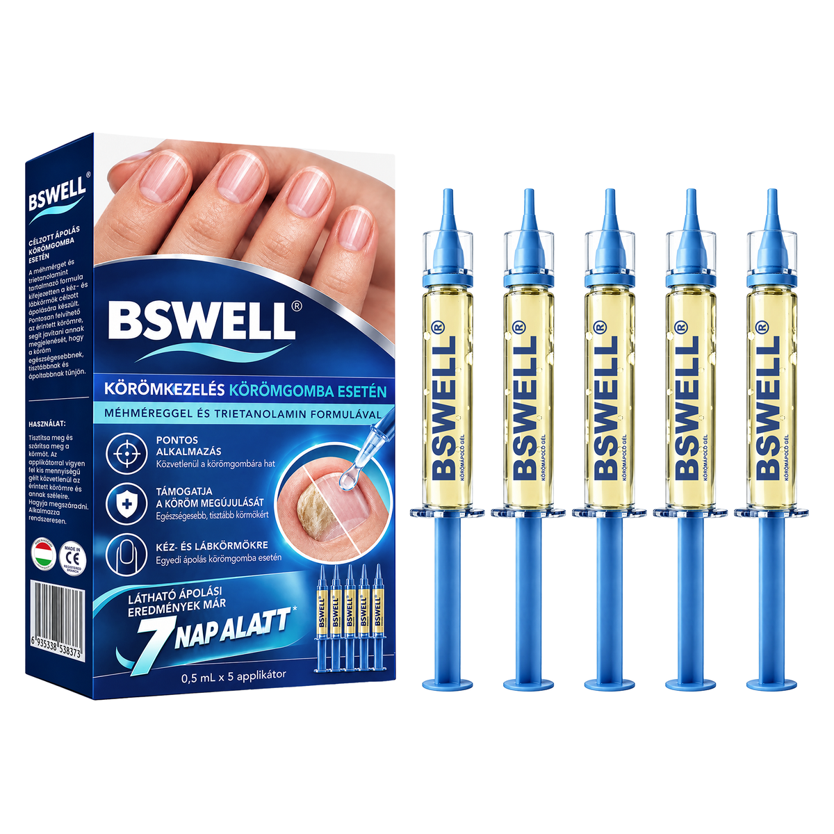 🩹🇭🇺 BSWELL® Gomba‑mentes méhméreg körömkezelés 💅🦶