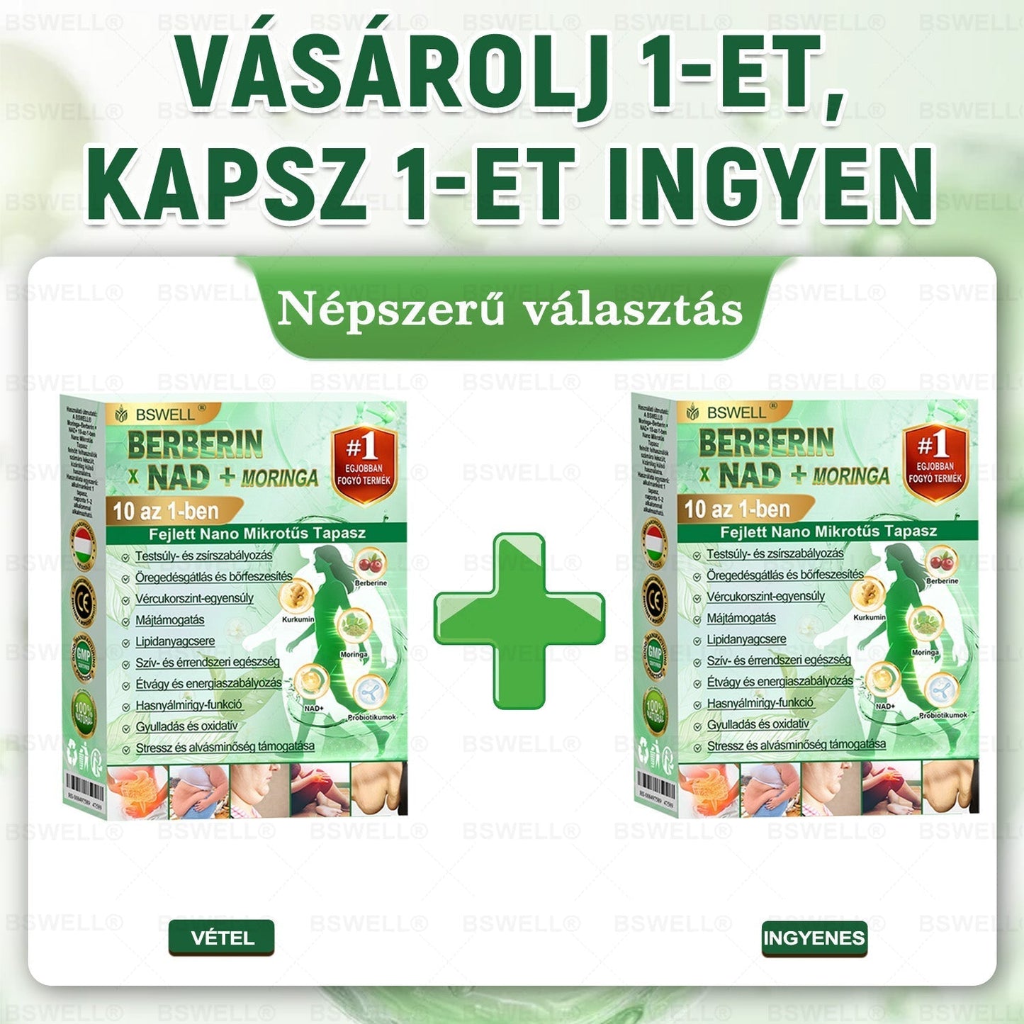 ✅ BSWELL® Nano mikrotűs karcsúsító tapasz (Csak naponta egyszer, látható változások 28 nap alatt) ✅ Elhízás, szív- és érrendszeri egészség, cukorbetegség, alvási apnoé, bélflóra, ízületi problémák és egyéb tünetek esetén