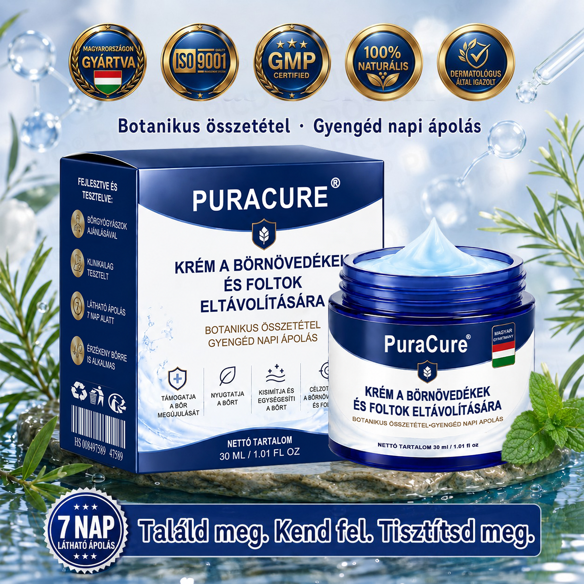PuraCure® 𝟕 𝐍𝐚𝐩𝐨𝐬 𝐊𝐫é𝐦 𝐁ő𝐫𝐟ü𝐠𝐠𝐞𝐥é𝐤𝐞𝐤 é𝐬 𝐏𝐢𝐠𝐦𝐞𝐧𝐭𝐟𝐨𝐥𝐭𝐨𝐤 𝐄𝐥𝐥𝐞𝐧 (𝐅á𝐣𝐝𝐚𝐥𝐨𝐦𝐦𝐞𝐧𝐭𝐞𝐬 𝐅𝐨𝐫𝐦𝐮𝐥𝐚 – 𝐇𝐞𝐠𝐞𝐤 𝐍é𝐥𝐤ü𝐥)🍁