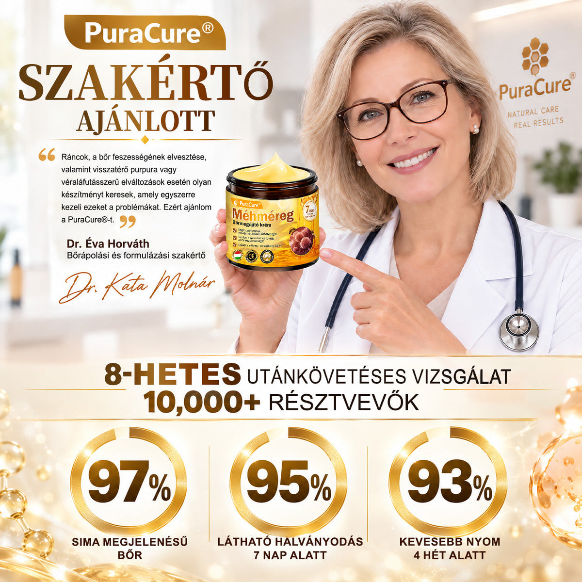 PuraCure® MÉHMÉREG Bőrmegújító krém