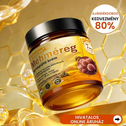 🐝 PuraCure® Méhméreg Bőr Helyreállító Krém  (👨‍⚕‍CE Tanúsítvány) 🔥 Magyar fejlesztés, magyarországi gyártás és szállítás
