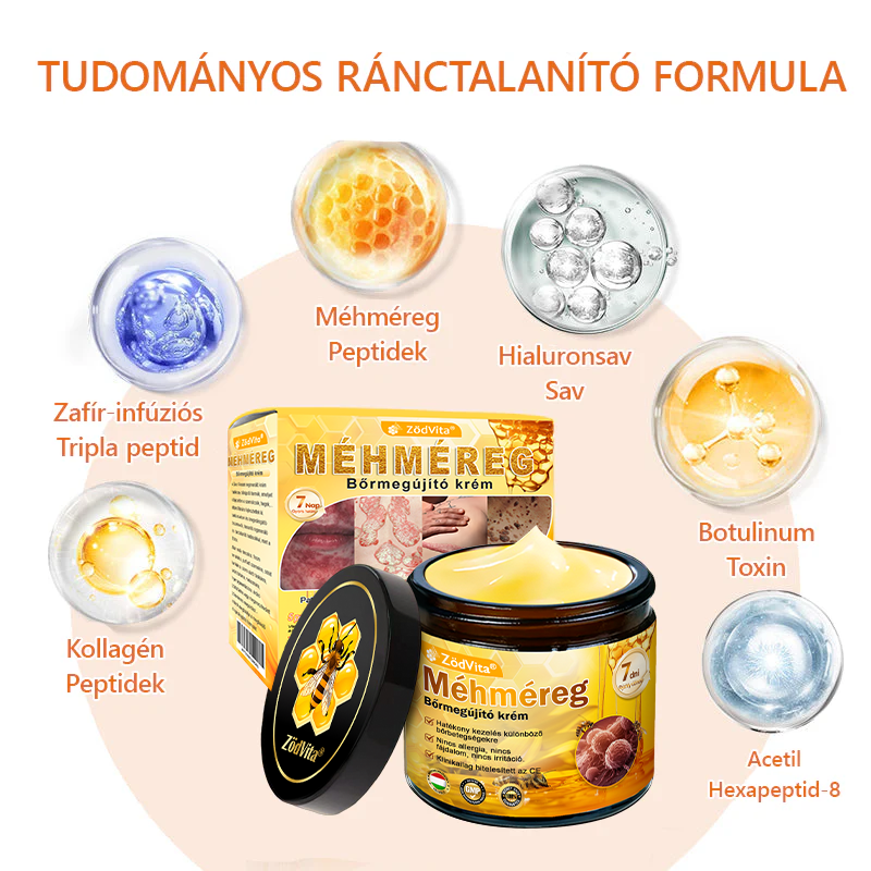 🔥ZödVita® Méhméreg Bőr Helyreállító Krém 🔥 Magyar fejlesztés, magyarországi gyártás és szállítás